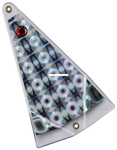 Big Als 811-FES Medium Fish Flash - In-Line Flasher, 8", Fish Eye Silver - 811-FES Big Als 811-FES Medium Fish Flash - In-Line Flasher, 8", Fish Eye Silver - 811-FES