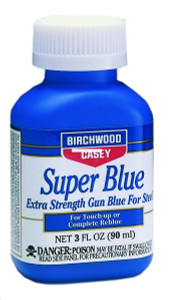 Birchwood Casey 13425 Super Blue - Liquid Gun Blue 3oz - 13425 Birchwood Casey 13425 Super Blue - Liquid Gun Blue 3oz - 13425