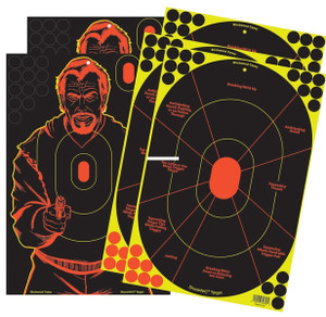 Birchwood Casey 34630 Shoot-N-C 12" - X 18" Combo 3 Handgun Trainers/ 2 - 34630