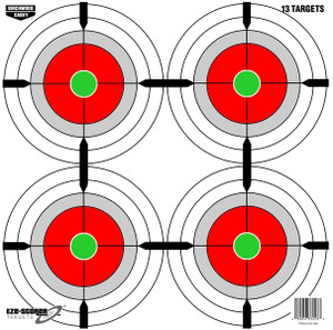 Birchwood Casey 37253 Eze-Scorer - 12" Mulitple Bull's-Eye Paper - 37253