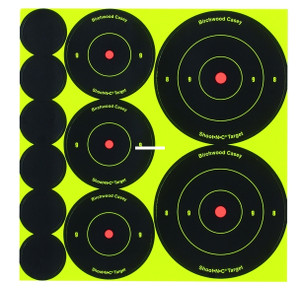 Birchwood Casey 34608 Shoot-N-C - 60-1" 30-2" 20-3" Target 12/Pk - 34608