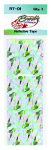Brad's RT-01 Reflective Tape - Sil-Holo-Flash 3Pk - RT-01 Brad's RT-01 Reflective Tape - Sil-Holo-Flash 3Pk - RT-01
