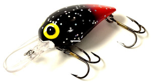 Brad's BW-30 Wiggler Crankbait, 3" - 3/8 oz, Black/Red Tail & Silver - BW-30 Brad's BW-30 Wiggler Crankbait, 3" - 3/8 oz, Black/Red Tail & Silver - BW-30