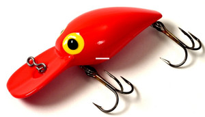 Brad's BW-05 Wiggler Crankbait, 3" - 3/8 oz, Fluorescent Red - BW-05 Brad's BW-05 Wiggler Crankbait, 3" - 3/8 oz, Fluorescent Red - BW-05