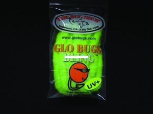 Bug Shop MOSS Glo Bugs Bling Yarn - 5', 5/16" Diameter, Moss - MOSS