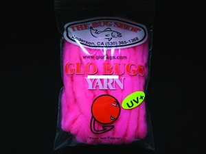 Bug Shop SHRIMP PINK Glo Bugs Yarn - 15', 5/16" Diameter, Shrimp Pink - SHRIMP PINK