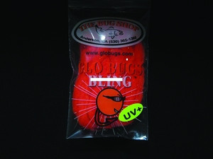 Bug Shop ALASKAN ROE Glo Bugs Bling - Yarn, 5', 5/16" Diameter, Alaskan - ALASKAN ROE