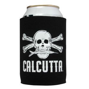 Calcutta CCCBK Can Cooler Black - w/Wht Logo - CCCBK