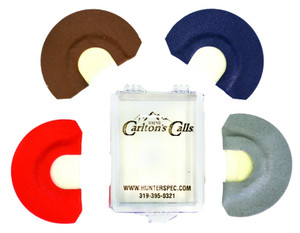 Carlton 70186 Alumni Pack Aluminum - Frame Elk Diaphragm Call, 4 pack - 70186
