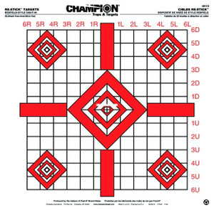 Champion 46110 Re-Stick Updated - Redfield Sight in Target 16x16 - 46110