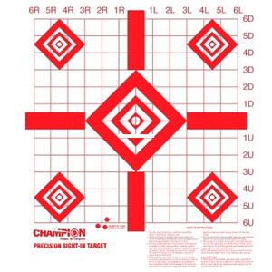 Champion 47388 Redfield Style - Precision Sight-In Target, 16"x16" - 47388 Champion 47388 Redfield Style - Precision Sight-In Target, 16"x16" - 47388