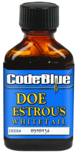 Code Blue OA1001 Whitetail Doe - Estrous Urine 1oz - OA1001 Code Blue OA1001 Whitetail Doe - Estrous Urine 1oz - OA1001