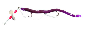 Creme 0170-3-1 Scoundrel Rigged - Worm, 6", Purple White, 1 Rig and - 0170-3-1 Creme 0170-3-1 Scoundrel Rigged - Worm, 6", Purple White, 1 Rig and - 0170-3-1