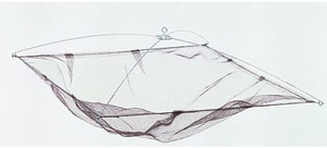 Cumings NUMN42 Umbrella Net 42"x42" - 3/8" Nylon Mesh - NUMN42 Cumings NUMN42 Umbrella Net 42"x42" - 3/8" Nylon Mesh - NUMN42