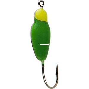 Custom Jigs D4B-25 Demon Jig Sz4 - Cht/Grn - D4B-25 Custom Jigs D4B-25 Demon Jig Sz4 - Cht/Grn - D4B-25