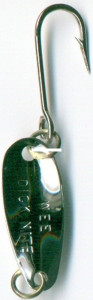 Dick Nite 001 Spoon, 1 1/16", Sz 8 - Hook, Nickel - 1 Dick Nite 001 Spoon, 1 1/16", Sz 8 - Hook, Nickel - 1