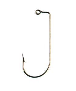 Eagle Claw 570-2 Jig Hook, Size 2 - Forged, Round Bend, Non-Offset - 570-2 Eagle Claw 570-2 Jig Hook, Size 2 - Forged, Round Bend, Non-Offset - 570-2