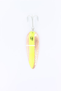 Eppinger 00-387 Dardevle Spoon, 3 - 5/8", 1 oz, Chartreuse Stripe - 00-387 Eppinger 00-387 Dardevle Spoon, 3 - 5/8", 1 oz, Chartreuse Stripe - 00-387
