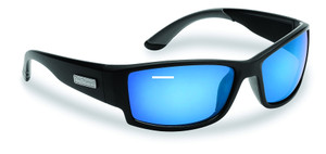 Flying Fisherman 7717BSB Razor - Matte Black Blue Mirror Sunglasses - 7717BSB