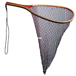 Frabill 3407 Wood Trout Net 11x15" - Teardrop Clear Rubber - 3407 Frabill 3407 Wood Trout Net 11x15" - Teardrop Clear Rubber - 3407