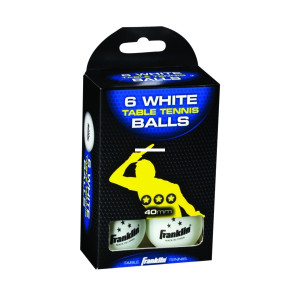 Franklin 57102 40mm 3-Star Table - Tennis Balls White - 57102