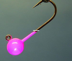 Hawken AJP14004 Aerojig Plain - Jighead, 1/4 oz, 1/0 Hook, Cerise - AJP14004 Hawken AJP14004 Aerojig Plain - Jighead, 1/4 oz, 1/0 Hook, Cerise - AJP14004