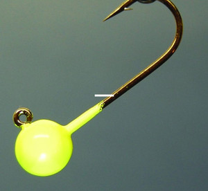 Hawken AJP18008 Aerojig Plain - Jighead, 1/8 oz, 1/0 Hook, Green - AJP18008 Hawken AJP18008 Aerojig Plain - Jighead, 1/8 oz, 1/0 Hook, Green - AJP18008