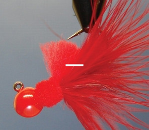 Hawken AJM14122 Aerojig Marabou Jig - 1/4 oz, 1/0 Hook, Red - AJM14122 Hawken AJM14122 Aerojig Marabou Jig - 1/4 oz, 1/0 Hook, Red - AJM14122