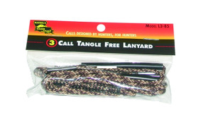 Haydel's L3-85 Call Lanyard Triple - Camo - L3-85 Haydel's L3-85 Call Lanyard Triple - Camo - L3-85