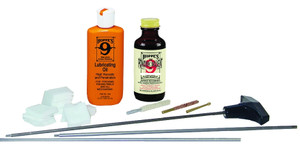Hoppes D17B Cleaning Kit .17-.204 - Caliber, W/ 3 Piece Steel Rod, Clam - D17B