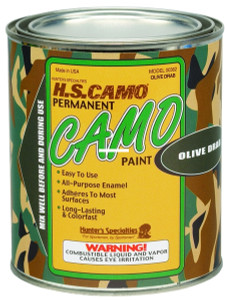 Hunters Specialties 00362 Camo - Paint Quart Olive Drab - 362