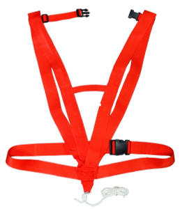 Hunters Specialties 02019 Deluxe - Deer Drag Orange Body Harness - 2019