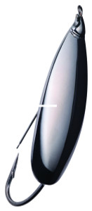 Johnson SM1/4-BLK Silver Minnow - Weedless Spoon, 2", 1/4 oz, Black - SM1/4-BLK Johnson SM1/4-BLK Silver Minnow - Weedless Spoon, 2", 1/4 oz, Black - SM1/4-BLK