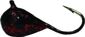 K&E SKP-14-191 Pelkie Tungsten Jig - Sz14 Black Red Glitter - SKP-14-191 K&E SKP-14-191 Pelkie Tungsten Jig - Sz14 Black Red Glitter - SKP-14-191
