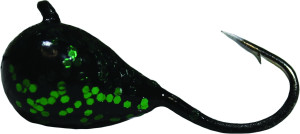 K&E SKP-14-193 Pelkie Tungsten Jig - Sz14 Black Green Glitter - SKP-14-193 K&E SKP-14-193 Pelkie Tungsten Jig - Sz14 Black Green Glitter - SKP-14-193