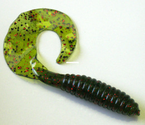 Kalin 5G10-793 Lunker Grub, 5" - Watermelonseed/Red Flake, 10/Pack - 5G10-793 Kalin 5G10-793 Lunker Grub, 5" - Watermelonseed/Red Flake, 10/Pack - 5G10-793
