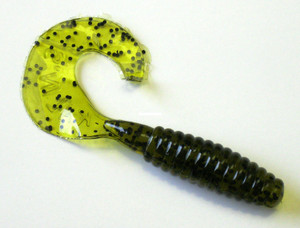 Kalin 3G10-630 Lunker Grub, 3" - Avocado Salt & Pepper, 10/Pack - 3G10-630 Kalin 3G10-630 Lunker Grub, 3" - Avocado Salt & Pepper, 10/Pack - 3G10-630