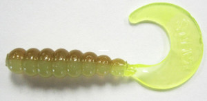 Kalin 2TG10-818 Triple Threat Grub - 2", Green Weenie, 10/Pack - 2TG10-818 Kalin 2TG10-818 Triple Threat Grub - 2", Green Weenie, 10/Pack - 2TG10-818