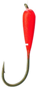 Macks Lure 02125 Glo Snelled Hook - Size 6, Bronze, Blood Red Glow, 3 - 2125 Macks Lure 02125 Glo Snelled Hook - Size 6, Bronze, Blood Red Glow, 3 - 2125