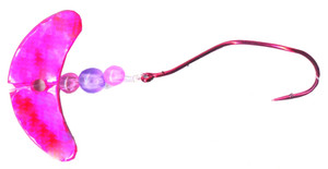 Macks Lure 63302 Smile Blade Slow - Death Rig, #2 Hook, Pink Sparkle - 63302 Macks Lure 63302 Smile Blade Slow - Death Rig, #2 Hook, Pink Sparkle - 63302