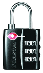 Master Lock 4680DBLK Travel Sentry - TSA Approved Luggage Lk - 4680DBLK Master Lock 4680DBLK Travel Sentry - TSA Approved Luggage Lk - 4680DBLK