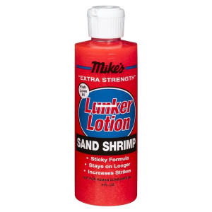 Mike's 6518 Lunker Lotion Sand - Shrimp 4oz - 6518