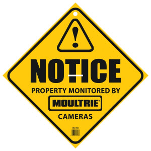 Moultrie MCA-13133 Camera - Surveillance Signs 3Pk - MCA-13133