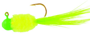 Mr Crappie SD2D-711 Slab Daddy Jig - 1/16 oz, Chartreuse/Lime Parrot - SD2D-711 Mr Crappie SD2D-711 Slab Daddy Jig - 1/16 oz, Chartreuse/Lime Parrot - SD2D-711