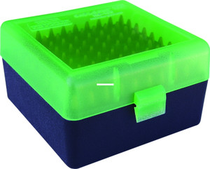 MTM RS-100-16T Case-Gard Flip-Top - 100-Round Rifle Ammo Box - RS-100-16T