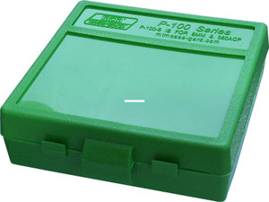 MTM P-100-9-10 Case-Gard Flip-Top - 100-Round Handgun Ammo Box, 9mm - P-100-9-10