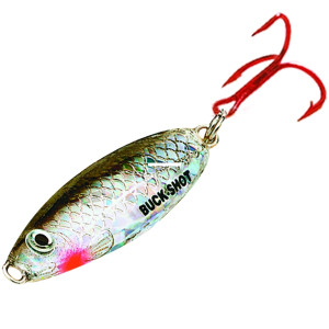 Northland BRS4-11 Buck-Shot Rattle - Spoon 1/4oz Silver Shiner 1Cd - BRS4-11 Northland BRS4-11 Buck-Shot Rattle - Spoon 1/4oz Silver Shiner 1Cd - BRS4-11