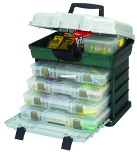 Plano 137401 Four-By-Drawer System - 3750Sz Grn/Sil 16x12x16" - 137401 Plano 137401 Four-By-Drawer System - 3750Sz Grn/Sil 16x12x16" - 137401