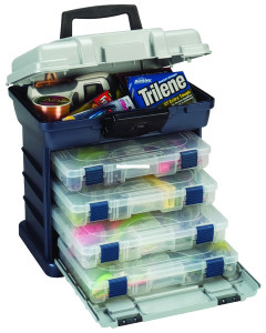 Plano 136400 Four-By-Drawer System - 3650Sz Blu/Sil 13x10x14" - 136400 Plano 136400 Four-By-Drawer System - 3650Sz Blu/Sil 13x10x14" - 136400
