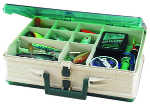 Plano 111906 Mag Double Box - 13-1/2x4-1/4x10-1/8" Grn - 111906